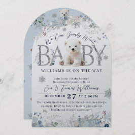 Wir können frühzeitig auf die Baby-Babydusche wart Einladung