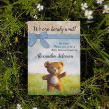 Wir können frühzeitig auf die Babydusche von Water