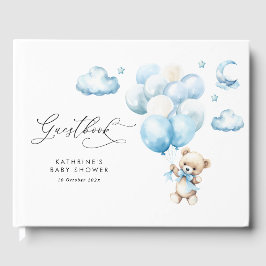 Wir können frühzeitig auf die Babydusche warten Gästebuch