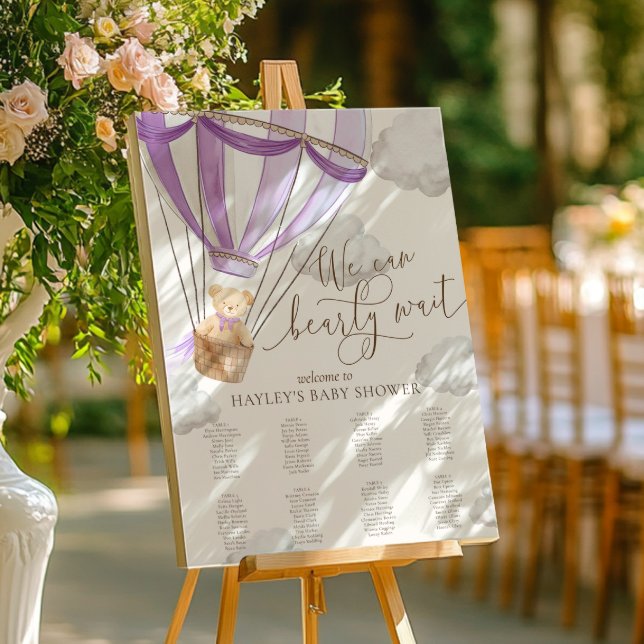 Wir können frühzeitig auf die Lilac Baby Duschkart Poster (Von Creator hochgeladen)