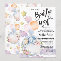 Wir können frühzeitig auf die Teddy Bear Babydusch