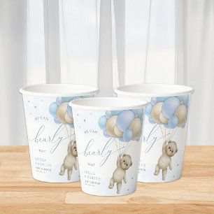Wir können frühzeitig auf die Teddy Bear Boy Babyd Pappbecher