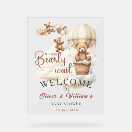 Wir können frühzeitig auf ein neutrales Boho-Gesch Acrylschild