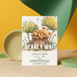 Wir können frühzeitig auf eine Bärenschlafschlafco Einladung