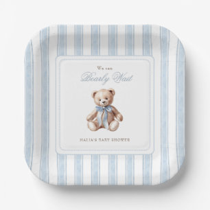 Wir können frühzeitig auf eine elegante Babydusche Pappteller