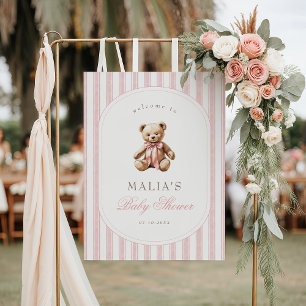 Wir können frühzeitig auf eine elegante Babydusche Poster