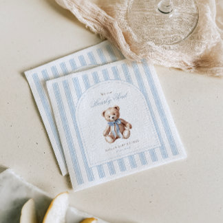 Wir können frühzeitig auf eine elegante Babydusche Serviette