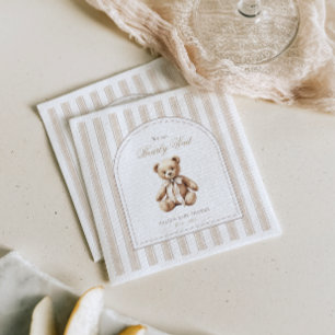 Wir können frühzeitig auf eine elegante Babydusche Serviette