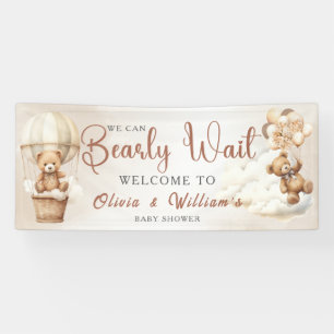 Wir können frühzeitig auf eine neutrale Babydusche Banner