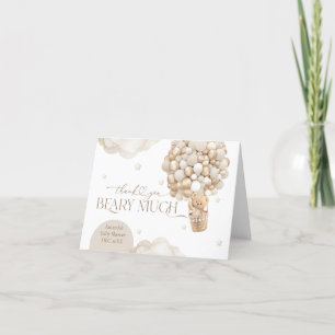 Wir können frühzeitig auf eine neutrale Babydusche Dankeskarte