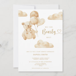 Wir können frühzeitig auf eine neutrale Babydusche Einladung