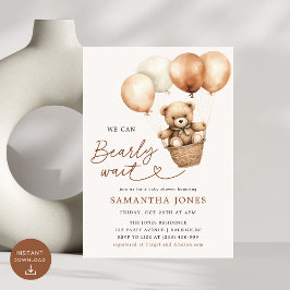 Wir können frühzeitig auf eine neutrale Babydusche Einladung