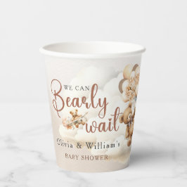 Wir können frühzeitig auf eine neutrale Babydusche Pappbecher