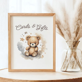 Wir können frühzeitig auf eine neutrale Babydusche Poster