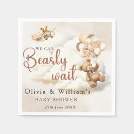 Wir können frühzeitig auf eine neutrale Babydusche Serviette