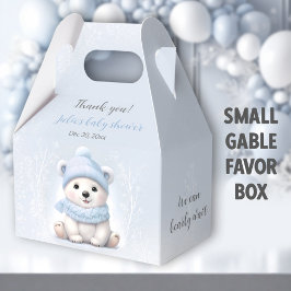Wir können frühzeitig auf eine Polar Bear Blue Boy Geschenkschachtel