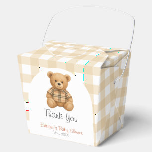 Wir können frühzeitig auf eine Teddy Bear Baby Dus Geschenkschachtel