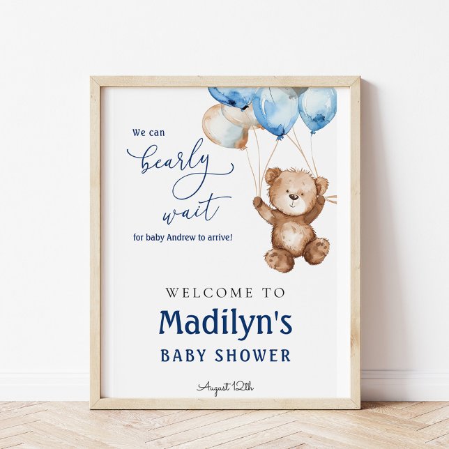 Wir können frühzeitig auf eine Teddy Bear Baby Dus Poster (Von Creator hochgeladen)