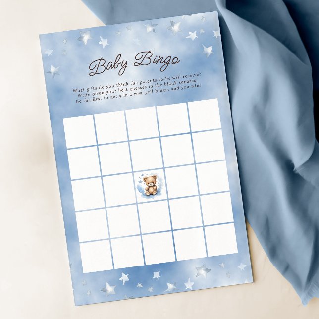 Wir können frühzeitig auf Pastel Blue Baby Bingo w (Von Creator hochgeladen)