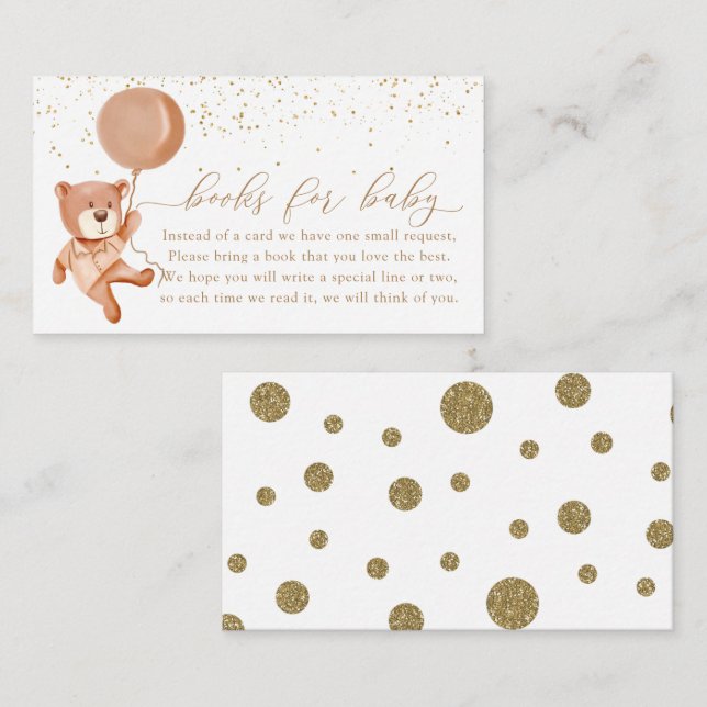 Wir können frühzeitig braune Bücher für Baby abwar Begleitkarte (Vorne/Hinten)