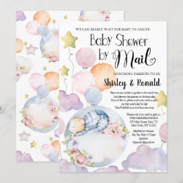 Wir können frühzeitig die Babydusche abwarten Einladung