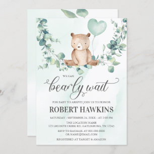 Wir können frühzeitig die Kinderdusche abwarten Einladung