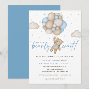 Wir können frühzeitig die Kinderdusche abwarten Einladung