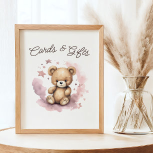 Wir können frühzeitig die pastellfarbene Pink-Baby Poster