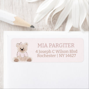 Wir können frühzeitig die Teddy Bear Pink Babydusc
