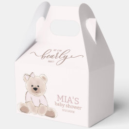 Wir können frühzeitig die Teddy Bear Pink Babydusc Geschenkschachtel