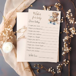 Wir können frühzeitig die Wünsche der Teddy-Bären