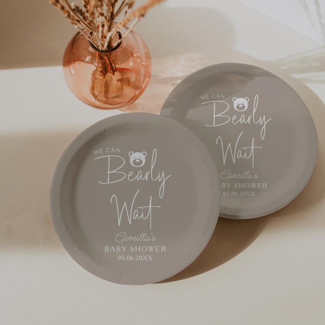 Wir können frühzeitig eine moderne Minimalistische Pappteller (Von Creator hochgeladen)