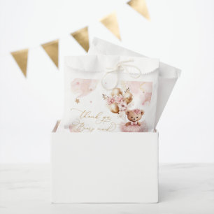Wir können frühzeitig eine pinkfarbene Babydusche Geschenktütchen