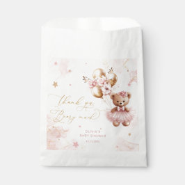 Wir können frühzeitig eine pinkfarbene Babydusche Geschenktütchen