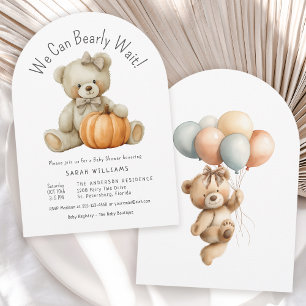 Wir können frühzeitig Niedliche Pumpkin Girl Babyd Einladung