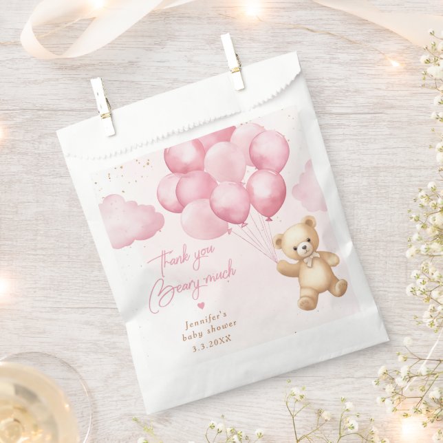 Wir können frühzeitig Teddy Bären danken Ihnen Geschenktütchen (Ausgeschnitten)