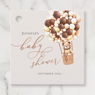 Wir können frühzeitig warten! Baby Shower Favor Ta Geschenkanhänger