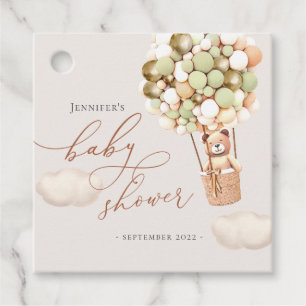 Wir können frühzeitig warten! Baby Shower Favor Ta Geschenkanhänger