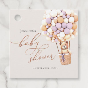 Wir können frühzeitig warten! Baby Shower Favor Ta Geschenkanhänger