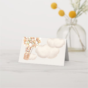 Wir können frühzeitig warten! Babydusche Platzkart Platzkarte
