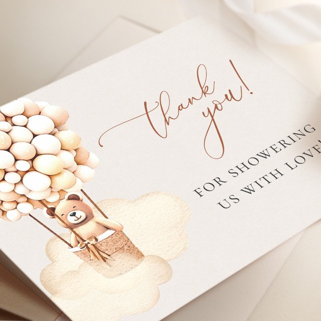 Wir können frühzeitig warten! Babydusche Vielen Da Dankeskarte (Von Creator hochgeladen)