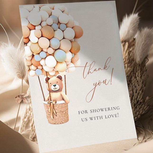 Wir können frühzeitig warten! Babydusche Vielen Da Dankeskarte (Von Creator hochgeladen)