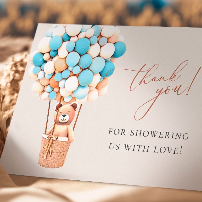 Wir können frühzeitig warten! Babydusche Vielen Da Dankeskarte (Von Creator hochgeladen)