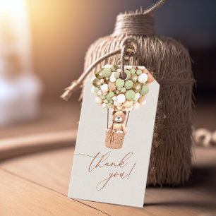 Wir können frühzeitig warten! BabyduschgiftTags Geschenkanhänger