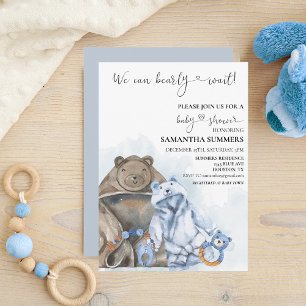 Wir können frühzeitig warten Blue Boy Kleidung Aqu Einladung