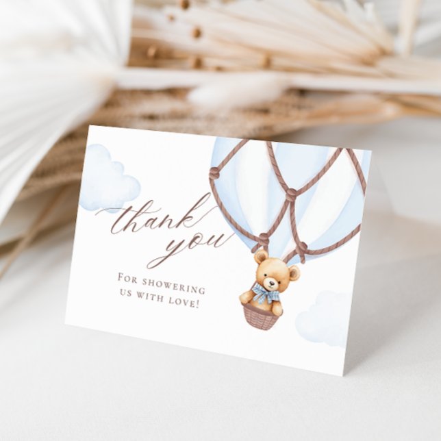 Wir können frühzeitig warten! Hot Air Baloon Viele Dankeskarte (Von Creator hochgeladen)