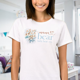 Wir können frühzeitig warten! Mama und Baby Bear T-Shirt