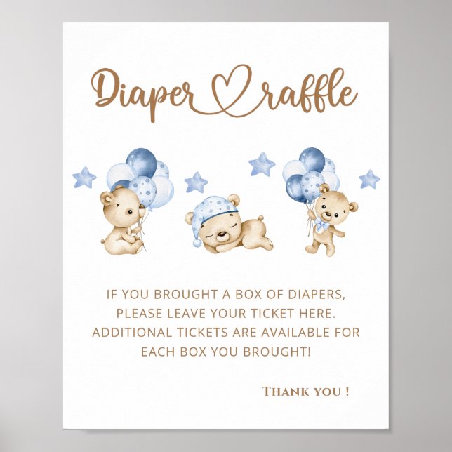 Wir können frühzeitig Windeln verlosen Poster (Vorne)