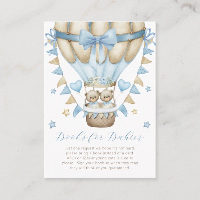 Wir können frühzeitig zwei Boy-Bücher für Babys wa Begleitkarte (Vorderseite)