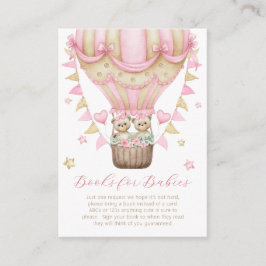 Wir können frühzeitig zwei Mädchenbücher für Babys Begleitkarte